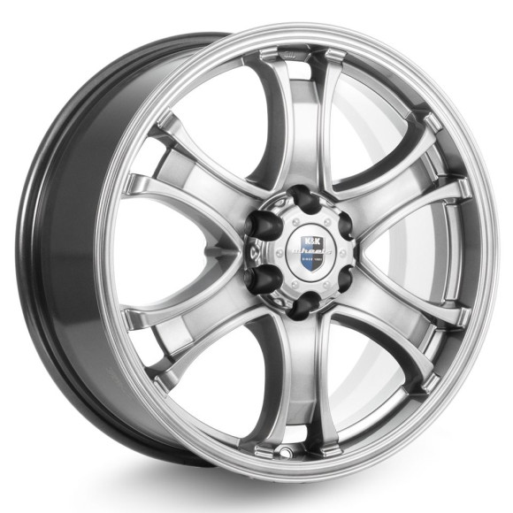 Диски КиК 7.5\R18 6*139.7 ET33 d100.1 Дарк платинум Диски КиК 7.5\R18 6*139.7 ET33 d100.1 Дарк платинум