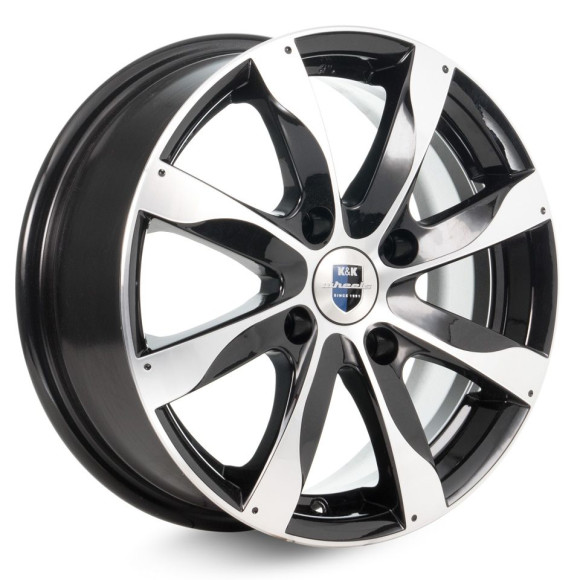 Диски КиК  Джемини-оригинал (КС617)  6,0\R15 4*114,3 ET40  d66,1  Алмаз черный  [r14247]