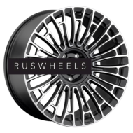 Диски LS Forged 10x22/5x130 ET28 D71,6 LS FG25 MBF (конус, Колпак+лого)