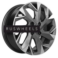 Диски Khomen Wheels 5,5x14/4x100 ET43 D60,1 KHW1402 (Toyota Corolla) Gray-FP
