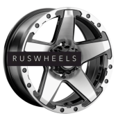 Диски LS 8x17/6x139,7 ET30 D100,1 1284 BKF (конус, Колпак+лого)