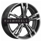 Диски КИК 7x18/5x114,3 ET37 D66,6 Karrera Light (КС935) Алмаз черный Диски КИК 7x18/5x114,3 ET37 D66,6 Karrera Light (КС935) Алмаз черный