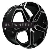 Диски Khomen Wheels 7,5x19/5x114,3 ET35 D60,1 KHW1909 (Lexus NX) Black-FP Диски Khomen Wheels 7,5x19/5x114,3 ET35 D60,1 KHW1909 (Lexus NX) Black-FP