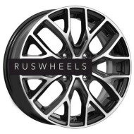 Диски КИК 6x16/4x100 ET37 D60,1 Лилиом-оригинал (КС891) Алмаз черный