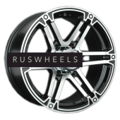 Диски LS 8x17/6x139,7 ET25 D106,1 473 BKF (Колпак+лого)