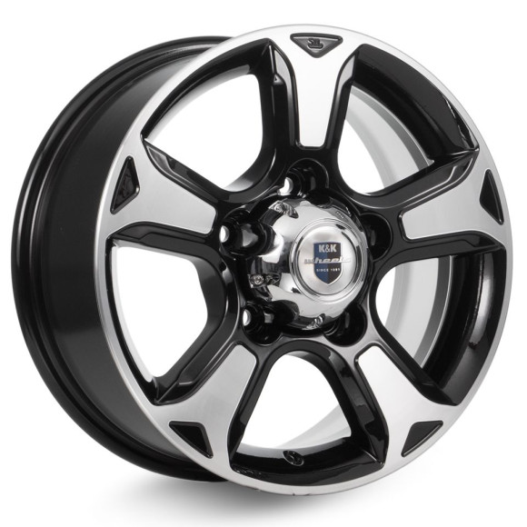 Диски КиК 7,0\R16 5*139.7 ET35 d98.5 Алмаз черный