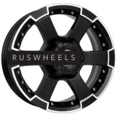 Диски КИК 7x16/6x139,7 ET38 D100,1 M56 (КС593) Алмаз черный Диски КИК 7x16/6x139,7 ET38 D100,1 M56 (КС593) Алмаз черный