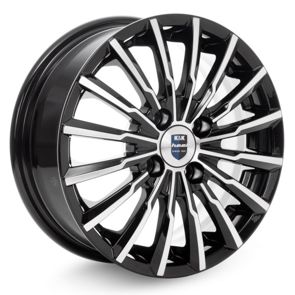 Диски КиК  Акцент-оригинал (КС641)  5,5\R14 4*100 ET39  d56,6  Алмаз черный  [r63334]