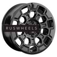 Диски LS 8x18/6x139,7 ET36 D100,1 1364 BK (конус, Колпак+лого)