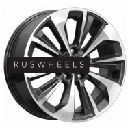 Диски КИК 7x17/5x108 ET50 D63,35 Авиор (КС936) Алмаз черный