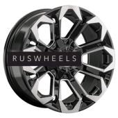 Диски LS 9x20/6x139,7 ET20 D106,1 1366 BKF (конус, Колпак+лого)