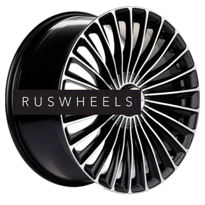 Диски Khomen Wheels 9,5x20/5x112 ET38 D66,6 KHW2008 (Mercedes Rear) Black-FP
