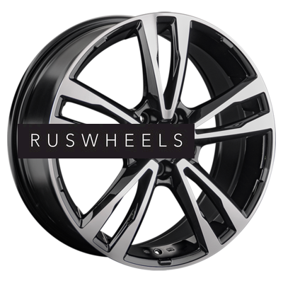 Диски Replay 7,5x18/5x108 ET36 D65,1 CHR117 BKF (конус, C570)