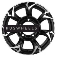 Диски Khomen Wheels 5,5x15/5x139,7 ET5 D98,5 KHW1505 (Lada NIVA 4x4) Black-FP