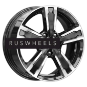 Диски КИК 6,5x16/5x114,3 ET38 D67,1 Оклахома (КС998) Алмаз черный