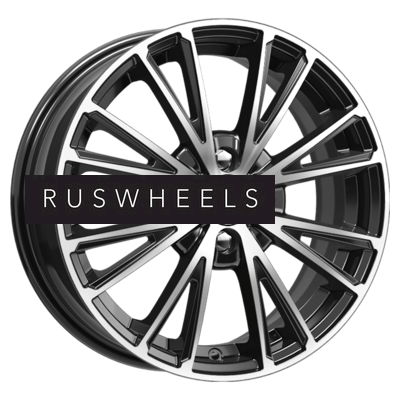 Диски КИК 6x16/4x100 ET37 D60,1 Меандр-оригинал (КС879) Алмаз черный SK Диски КИК 6x16/4x100 ET37 D60,1 Меандр-оригинал (КС879) Алмаз черный SK