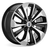 Диски КиК 7,0\R17 5*114.3 ET50 d66.1 Алмаз черный