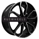 Диски Khomen Wheels 7x18/5x114,3 ET51 D67,1 KHW1816 (Hyundai Tucson) Black-FP