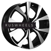Диски Khomen Wheels 7x19/5x114,3 ET35 D67,1 KHW1906 (JAC JS6) Black-FP