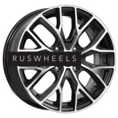 Диски КИК 6x16/4x100 ET49 D54,1 Лилиом-оригинал (КС891) Алмаз черный