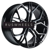 Диски INCH 8,5x19/5x114,3 ET30 D67,1 FA8534 Gloss Black Machined Face (ZJH)