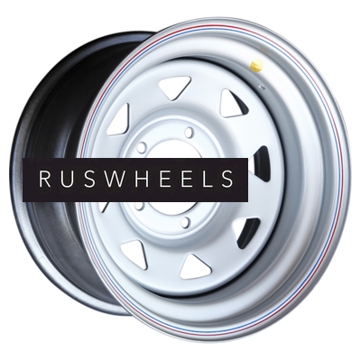 Диски Off-Road Wheels 8x16/5x139,7 ET-19 D110 УАЗ (треуг. мелкий) Серебристый Диски Off-Road Wheels 8x16/5x139,7 ET-19 D110 УАЗ (треуг. мелкий) Серебристый