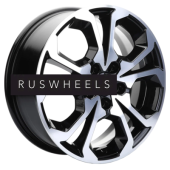 Диски Khomen Wheels 6,5x17/5x108 ET33 D60,1 KHW1711 (Chery/Exeed) Black-FP