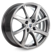 Диски КиК 6.5\R15 4*100 ET48 d54.1 Дарк платинум Диски КиК 6.5\R15 4*100 ET48 d54.1 Дарк платинум