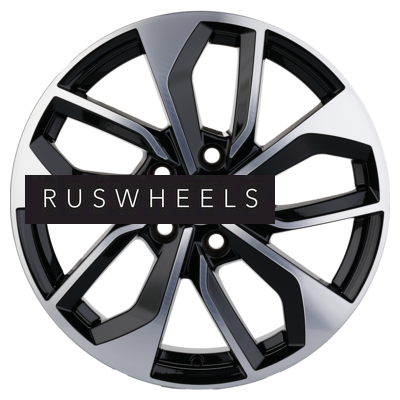 Диски Khomen Wheels 7x17/5x110 ET46 D63,3 KHW1703 (Changan CS35 Plus) Black-FP Диски Khomen Wheels 7x17/5x110 ET46 D63,3 KHW1703 (Changan CS35 Plus) Black-FP