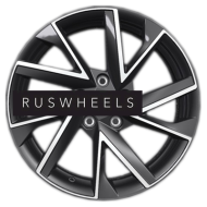 Диски Khomen Wheels 7x17/5x108 ET50 D63,3 KHW1714 (Kuga/Focus) Black-FP
