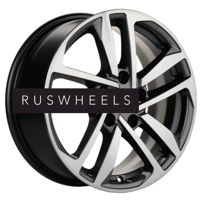 Диски Khomen Wheels 6,5x16/5x114,3 ET47 D66,1 KHW1612 (Fluence/Juke) Gray-FP
