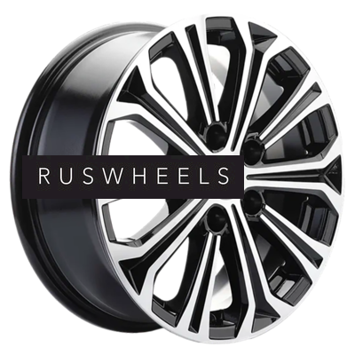 Диски Khomen Wheels 6,5x16/5x108 ET45 D60,1 KHW1610 (Chery Tiggo 3/Tiggo 3 Pro) Black-FP