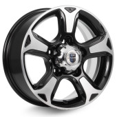 Диски КиК 7,0\R16 5*139.7 ET35 d108.5 Алмаз черный
