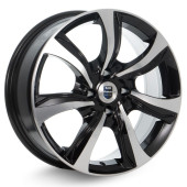 Диски КиК 7,0\R17 5*100 ET38 d67.1 Алмаз черный Диски КиК 7,0\R17 5*100 ET38 d67.1 Алмаз черный