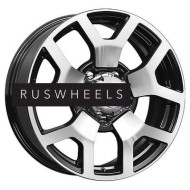 Диски КИК 7x18/5x139,7 ET35 D108,5 Намиб (КС775) Алмаз черный