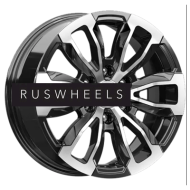 Диски КИК 7,5x18/6x139,7 ET38 D67,1 Меконг (КС959) Алмаз черный