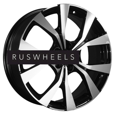Диски Khomen Wheels 7x19/5x114,3 ET40 D64,1 KHW1906 (Haval F7/F7x) Black-FP