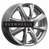 Диски КИК 6x15/4x100 ET46 D54,1 Арнар-оригинал (КС890) Дарк платинум Диски КИК 6x15/4x100 ET46 D54,1 Арнар-оригинал (КС890) Дарк платинум