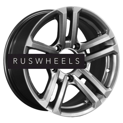 Диски КИК 7x16/5x139,7 ET5 D98 Палладика (КС591М) Дарк платинум