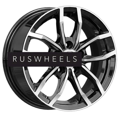 Диски КИК 6,5x15/5x108 ET50 D63,35 Фрост (КС1048) Алмаз черный