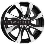 Диски КИК 5,5x14/4x100 ET49 D56,6 Джемини-оригинал (КС480) Алмаз черный