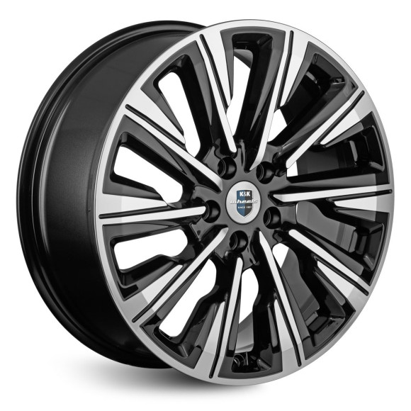 Диски КиК 7.5\R19 5*108 ET45 d67.1 Алмаз черный