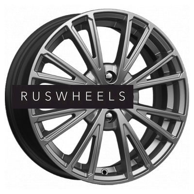 Диски КИК 6x16/4x100 ET49 D54,1 Меандр-оригинал (КС879) Дарк платинум Диски КИК 6x16/4x100 ET49 D54,1 Меандр-оригинал (КС879) Дарк платинум