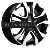 Диски Khomen Wheels 6x15/4x100 ET50 D60,1 KHW1503 (Vesta) Black-FP