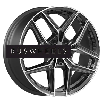 Диски КИК 7x17/5x114,3 ET45 D67,1 Юнион (КС1025) Алмаз черный