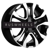 Диски Khomen Wheels 6x15/4x100 ET39 D56,6 KHW1503 (Cobalt) Black-FP