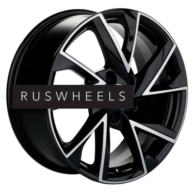 Диски Khomen Wheels 7x17/5x108 ET40 D54,1 KHW1714 (Jac/Москвич 3) Black-FP Диски Khomen Wheels 7x17/5x108 ET40 D54,1 KHW1714 (Jac/Москвич 3) Black-FP