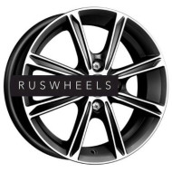 Диски КИК 5x13/4x98 ET35 D58,5 Флэш (КС710) Алмаз черный