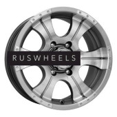 Диски КИК 8x16/5x139,7 ET0 D110,1 Байконур (КС465М) Дарк платинум