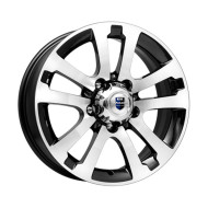 Диски КиК 7,0\R18 5*139.7 ET35 d108.5 Алмаз черный